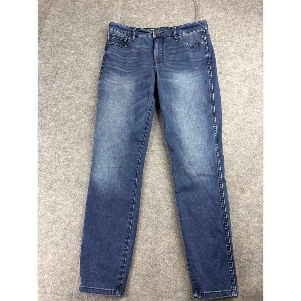 Kut from the Kloth High Rise Connie Fab AB Ankle Skinny Jean Medium Wash Women 6